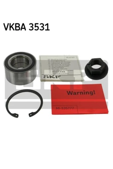 SKF VKBC20009 Vkbc20009 Bah-0106dx Ön Teker Rulmanı Fıesta V 01 Focus 99-04 Fusıon 02 Abs Sensörlü 3