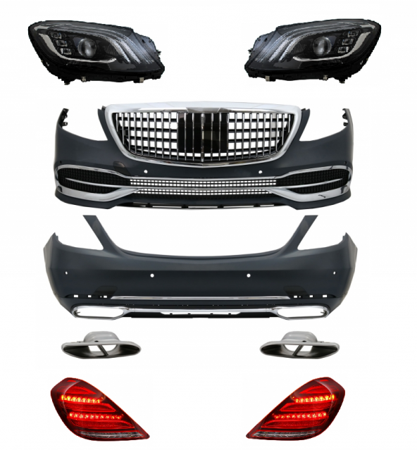 MERCEDES S SERİSİ W222 S450 S560 S600 MAYBACH BODY KİT FULL SET
