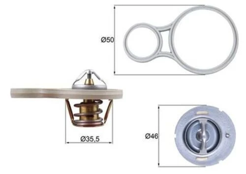 Mahle TX25591 -knecht-behr Tx25591 Termostat Mini R50 R52 R52 11531501173 11531501173