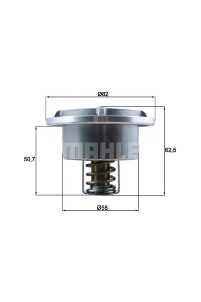 Mahle THD686 Thd686 Termostat Volvo / Rvı Midlum Dxi 5/7 Yeni Model /deutz ürün görseli 1