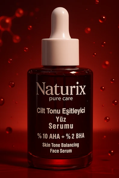 Cilt Tonu Eşitleyici Serum %10 AHA + %2 BHA Kırmızı Peeling Etkisi - 30 Ml - 6