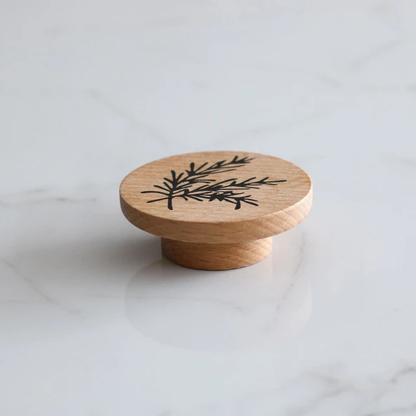 Ahşap Kulp Düğme Ağaç Desenli Mobilya Dolabı  Çocuk Odası Çekmece Mutfak Dolap Kulpu Kulbu Kulpları - Resim 4