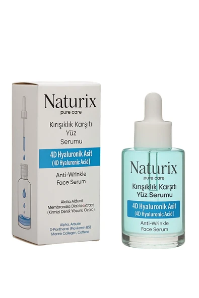 Kırışıklık Karşıtı Yüz Serumu 4D Hyaluronic Acid Derin Nemlendirme & Cilt Yenileme - 30 ml