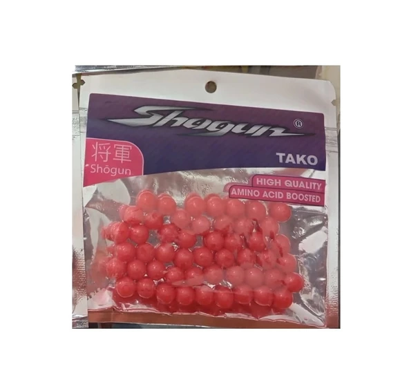 Shogun Tako Silikon Balık Yumurtası Renk: Kırmızı ürün görseli