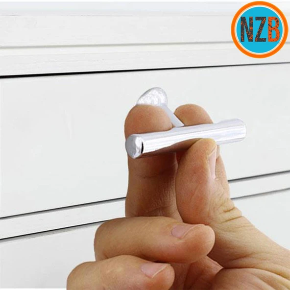 Düğme Dolap Mobilya Mutfak Dolabı Çekmece Dolap Kapak Kulpu Kulpları Kulbu Metal Kulp Krom - Resim 4