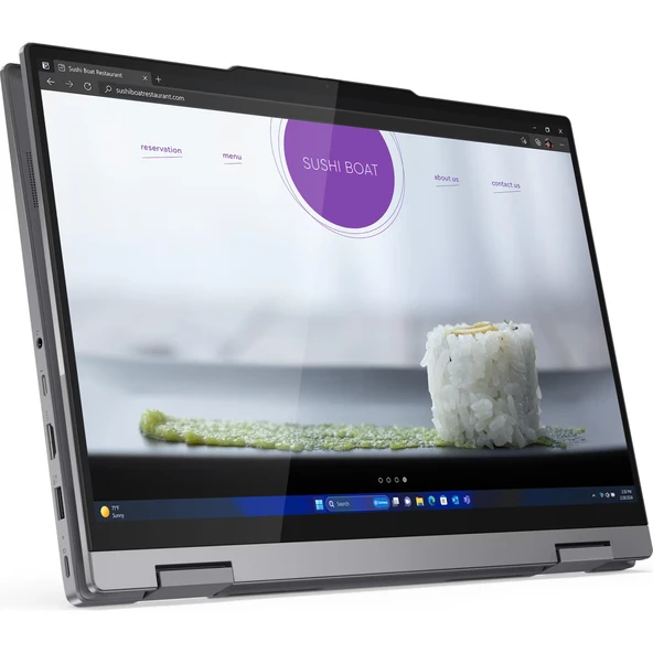 ThinkBook 14 2-in-1 G4 IML Intel Core Ultra 7 155U 16GB DDR5-5600 Mhz Ram 512GB SSD Freedos 14" WUXGA IPS Panel Dokunmatik Ekran Laptop 21MX002VTR - 3