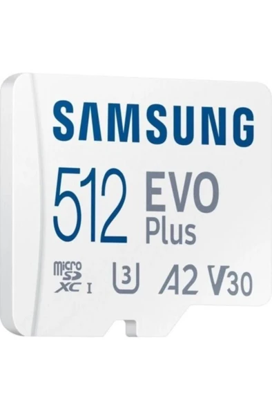 Samsung Evo Plus MB-MC512SA Class 10 UHS-I U3 A2 V30 512 GB Micro SD Kart Outlet - Resim 3