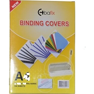 Bafix Cilt Kapağı Plastik Opak A3 160 MIC Şeffaf ürün görseli 1