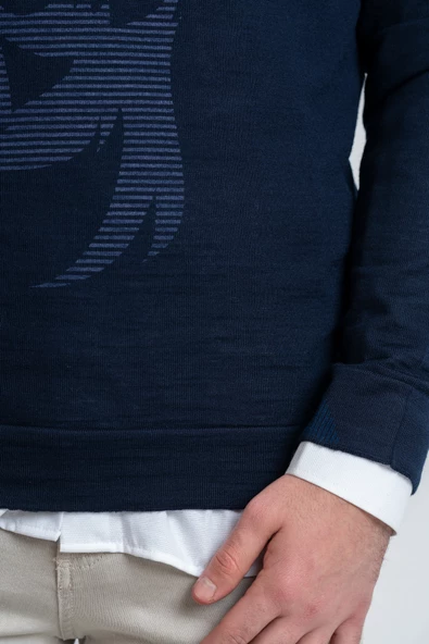 ECER SLİMFİT SIFIR YAKA İNCE ERKEK TRİKO KAZAK - 12