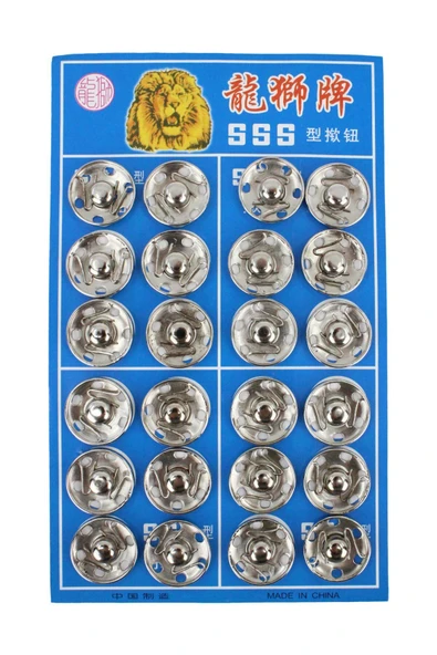 Çıt Çıt Metal 10 mm 24'Lü