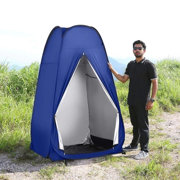 Kamp Alanı Duş Giyinme Wc Çadırı Fotoğrafcı Prova Kabini 190x120x120 - 3