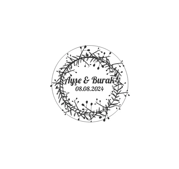 Noel Temalı Meyveli Yuvarlak Etiket Kına Nişan Düğün 3x3 cm özel etiket / 50 adet sticker