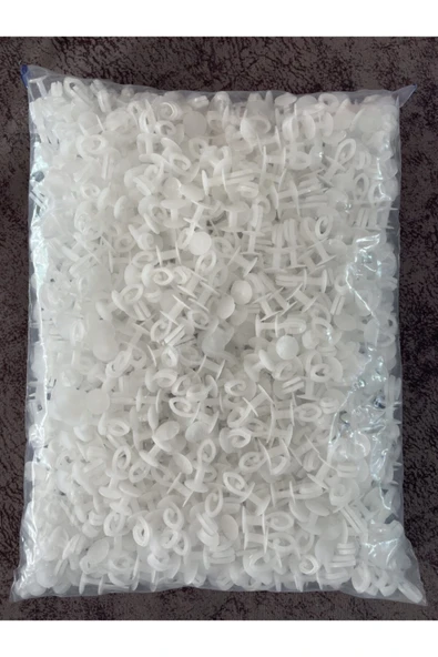 Perde Düğmesi Geçmeli Plastik Rulet 1000 Adet - 1