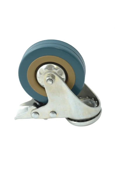 Makine Tekerleği Büyük Frenli Teker / 75X21 M10 - Resim 3