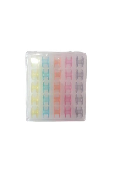 25 li set dikiş makinası makarası - 1