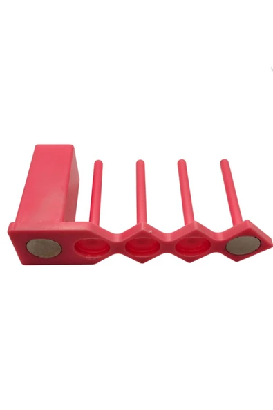 Dikiş Makinesi Mıknatıslı Masura Koyma Aparatı 4'lü Tek Kutulu Pembe - Resim 2