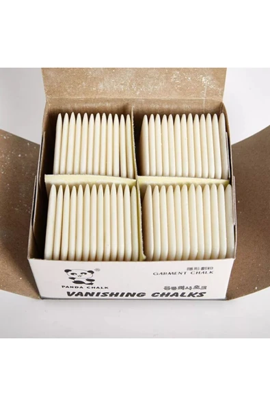 50 adet/kutu Panda Giysi Tebeşiri Terzi Tebeşiri - Resim 2