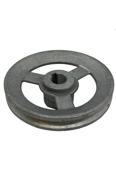 Motor Alüminyum Düz Kasnak / 100MM - Resim 2