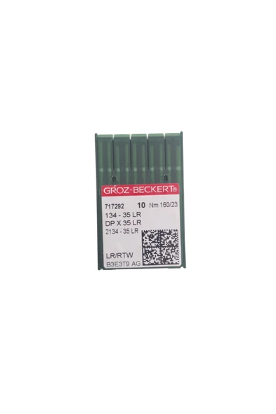GROZ BECKERT KOLLU MAKİNE BALTALI İGNESİ DPX35 160/23