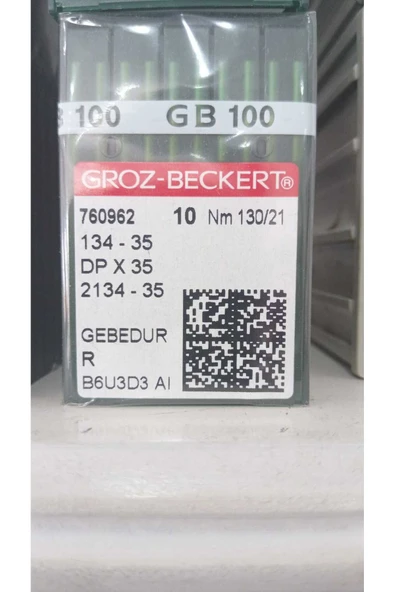 GROZ BECKERT KOLLU MAKİNE BALTALI İĞNESİ 130/21 ürün görseli