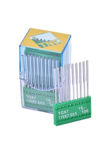 Tnc Düğme Uzun Dikiş Iğne/ Tqx7 16/100 10 Adet ürün görseli
