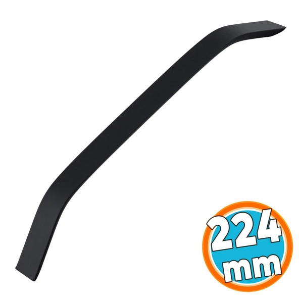 Mobilya Çekmece Mutfak Dolabı Dolap Kulpları Kulbu Kulpu Siyah Metal Kulp 224 mm - 22.4 cm ürün görseli