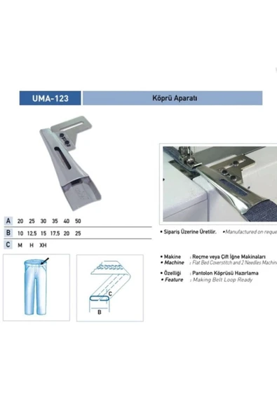 Köprü Aparatı 35x15mm / UMA-123 ürün görseli