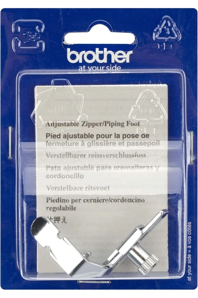 BROTHER Ayarlanabilir fermuar ayağı - Resim 2