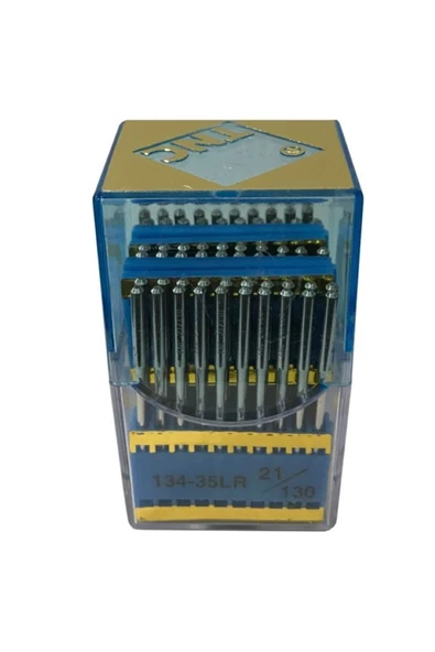 Saya Baltalı Yanmaz Dikiş İğnesi /134-35LR(DPX35) PVD 21/130 100ADET ürün görseli