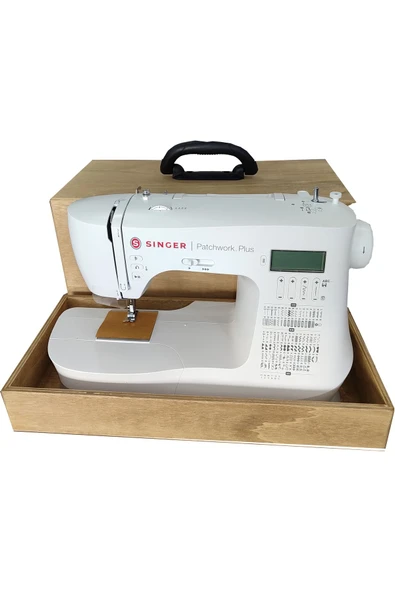 Dikiş Makinesi Taşıma Çantası Ahşap, Masaüstü Makineler İçin %100 Ahşap - Resim 3