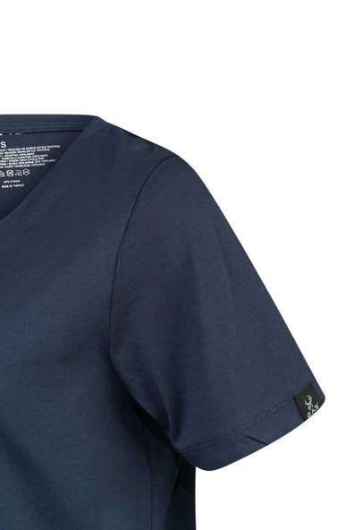 2AS ALONE BASKILI V YAKA KADIN T-SHİRT 402 - 7