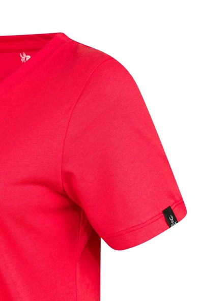 2AS ALONE BASKILI V YAKA KADIN T-SHİRT 402 - 3