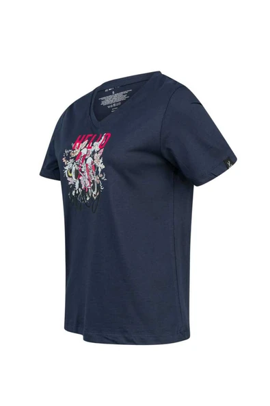 2AS ALONE BASKILI V YAKA KADIN T-SHİRT 402 - 6