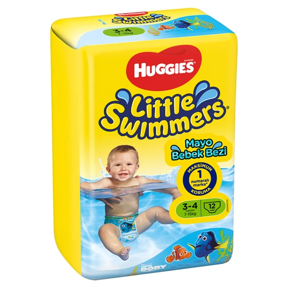 Huggies Little Swimmers Mayo Bebek Bezi 3-4 Yaş 12x2 24 Adet