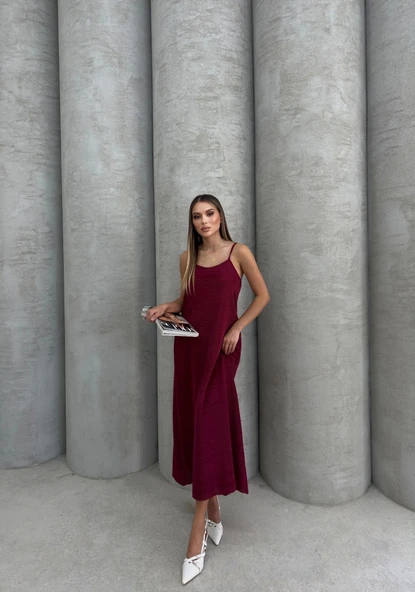 Piliseli uzun elbise - 3
