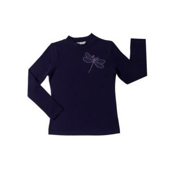 Toontoy Kız Çocuk Önü Taş İşlemeli Okul Tişört ürün görseli 1