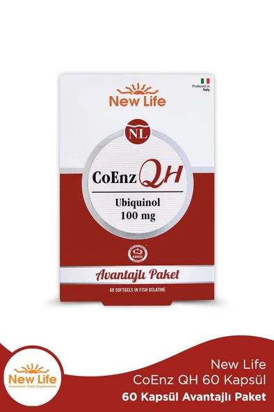 New Life CoEnz QH Ubikinol 60 Kapsül ürün görseli