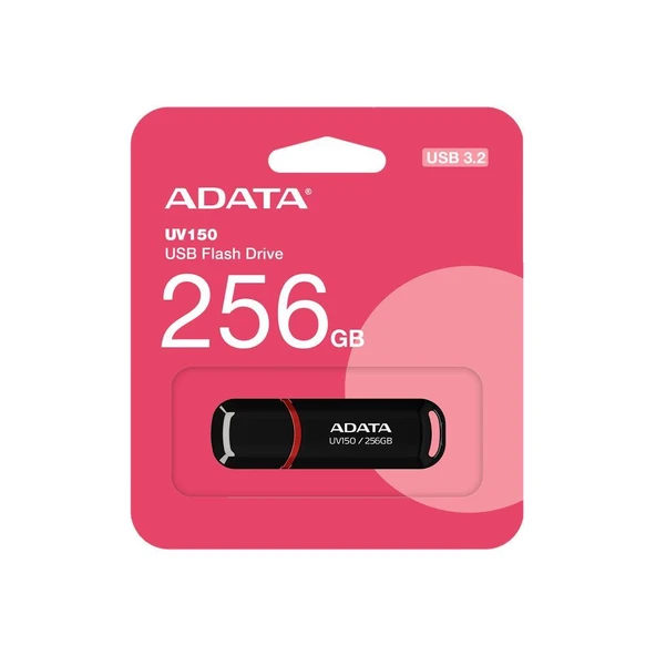 ADATA UV150-256GB USB3.2 Gen1 Black Flash Bellek - Resim 2