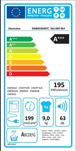 ELECTROLUX EW8D595MTC 9 KG ÇAMAŞIR KURUTMA MAKİNESİ - 2