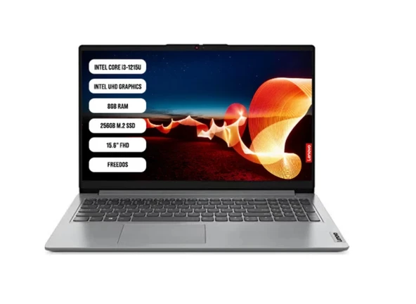 Lenovo Ideapad 1 82QD0072TX I3-1215U 8gb 256GB SSD 15.6" Freedos Taşınabilir Bilgisayar