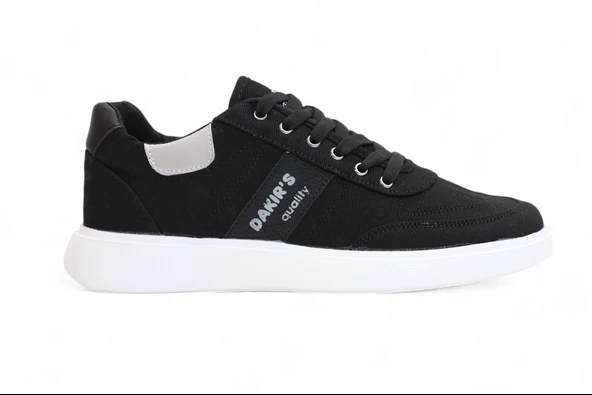 2198-Dakırs Anatomik Tabanlı Erkek Keten Kumaşlı Sneakers Ayakkabı - 4