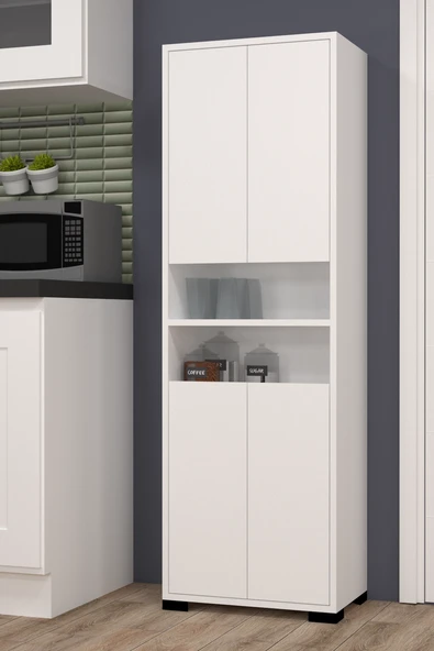 Tokyo No 1 Raflı 4 Kapaklı Mutfak Dolabı