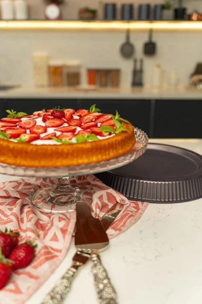 BRİONİ DİAMOND 30 CM TART KALIBI SİYAH - 2