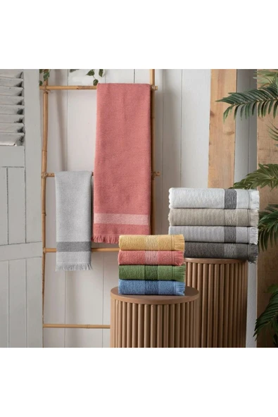 Sarev Street 80x150 Cm Beyaz Banyo Havlusu - 4