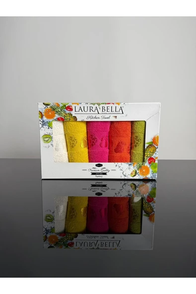 Galeri Kristal Lb Fruits  Premium 30x50 5 li Kutulu Havlu - 2