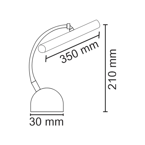 Maxled MX-4320 6W Krom Dekoratif LED Aplik 3000K - 2