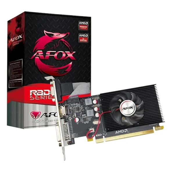 Afox Radeon HD5450 2GB DDR3 64Bit DVI/VGA/HDMI Ekran Kartı ürün görseli