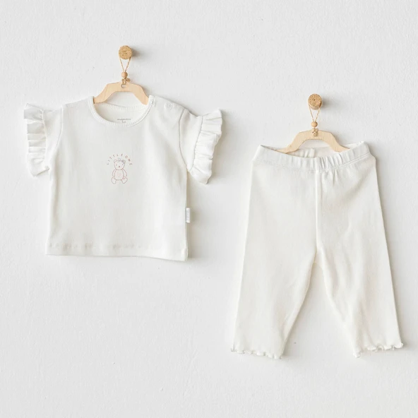 Andywawa Ac25898 Basic 2'li Takım Ekru