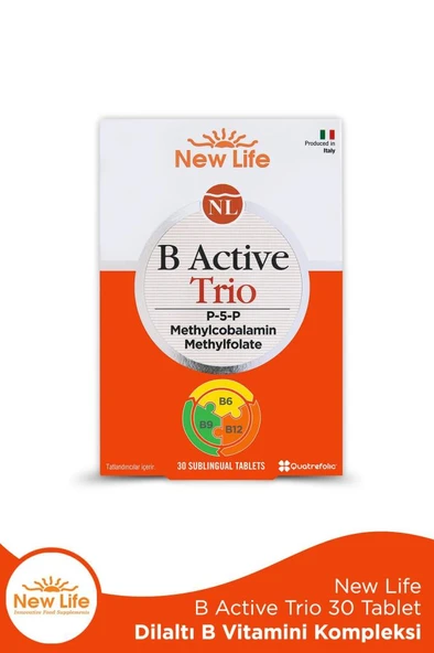 New Life B Active Trio 30 Tablet ürün görseli