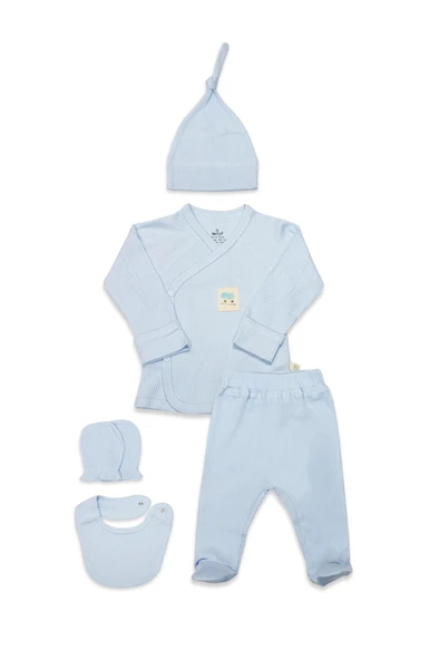 Bistyle Modal Flying Balloons 5'li Hastane Çıkışı Bs12109 Mavi ürün görseli